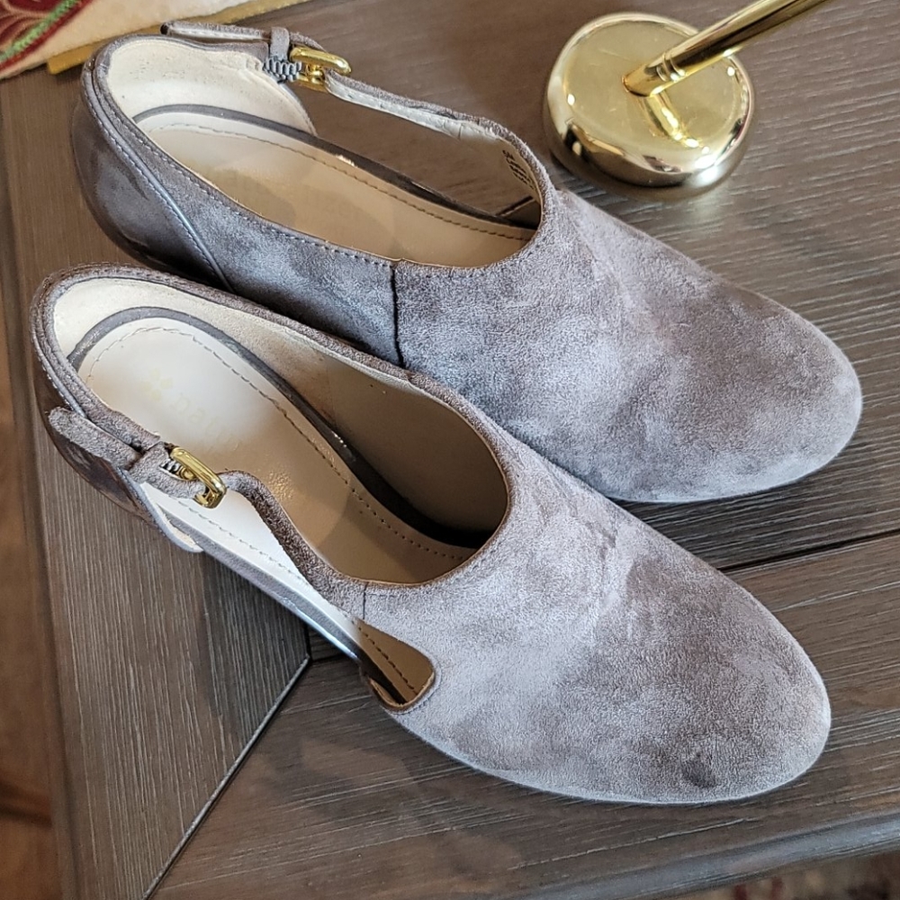 COPY - Suede and leather booties